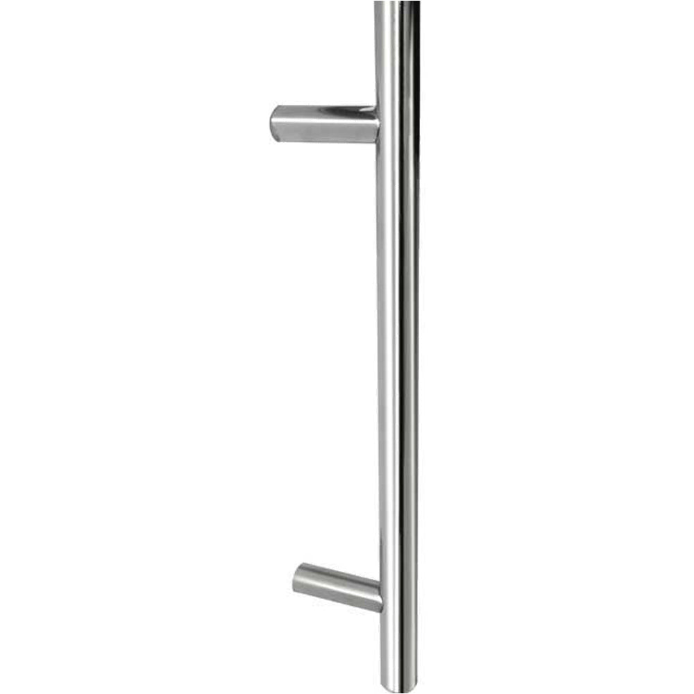 Durable Satin Stainless Steel Pull Handle 25mm with B/T Fixing for Easy Installation - Door Handle