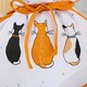 image 4 of Ulster Weavers Cats In Waiting Tea Cosy - Muff Orange