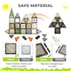 image 3 of Dekko 60pc Magnetic Building Blocks Set STEM Educational Toy for Kids | Multi | Nature