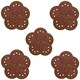 image 1 of 125mm 5" Hook And Loop Sanding Sander Abrasive DA Discs Medium 80 Grit 25pc