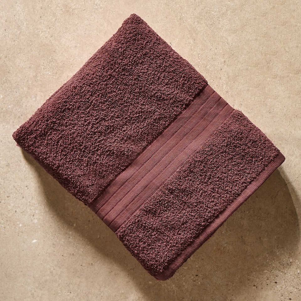 image 1 of OHS 4 x Luxury 100% Cotton 500GSM Bathroom Face Cloth Towel Red | Burgundy | Face cloth