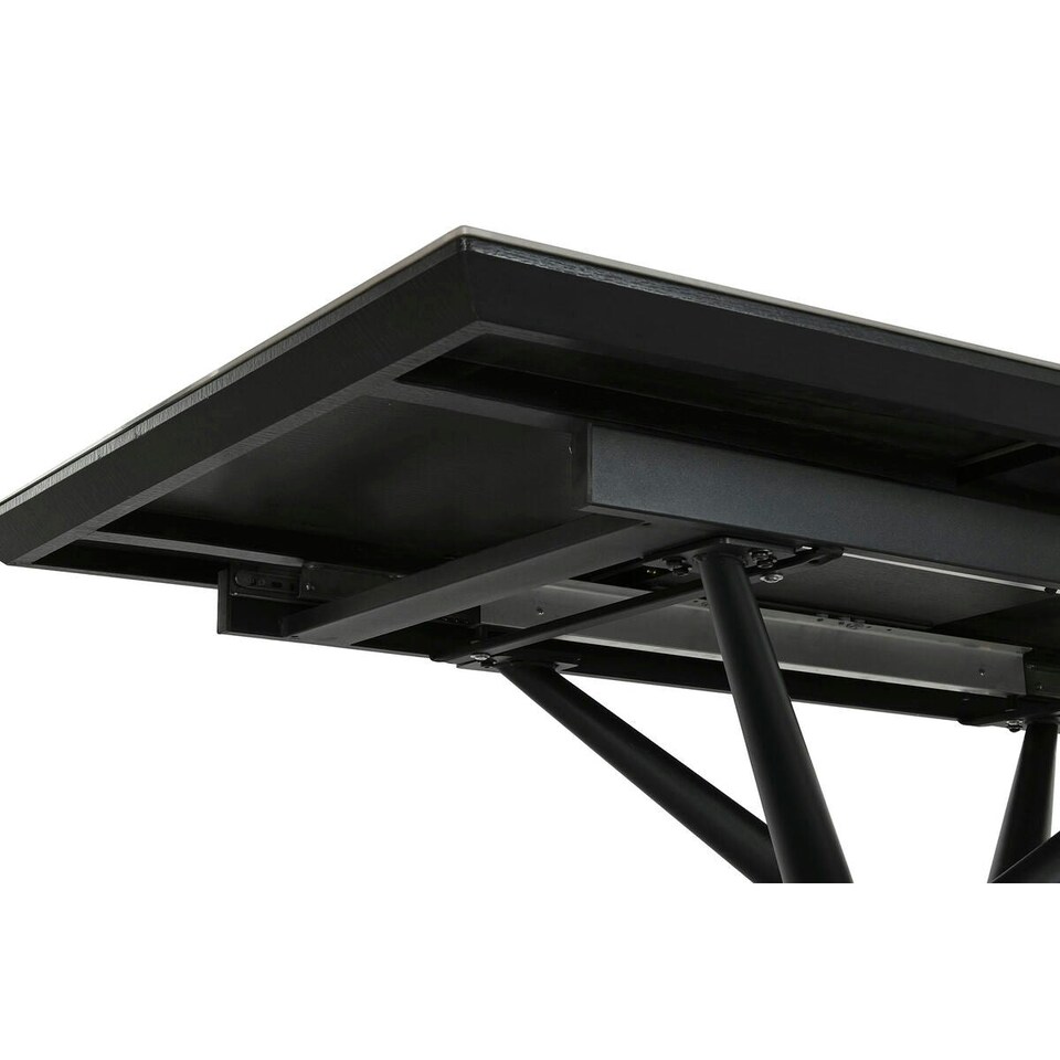 image 1 of Dining Table Home ESPRIT Black Grey Metal Ceramic 160 x 90 x 76 cm N/A