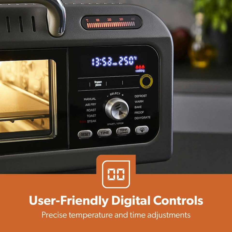 image 1 of GEEPAS Air Fryer Oven, Black