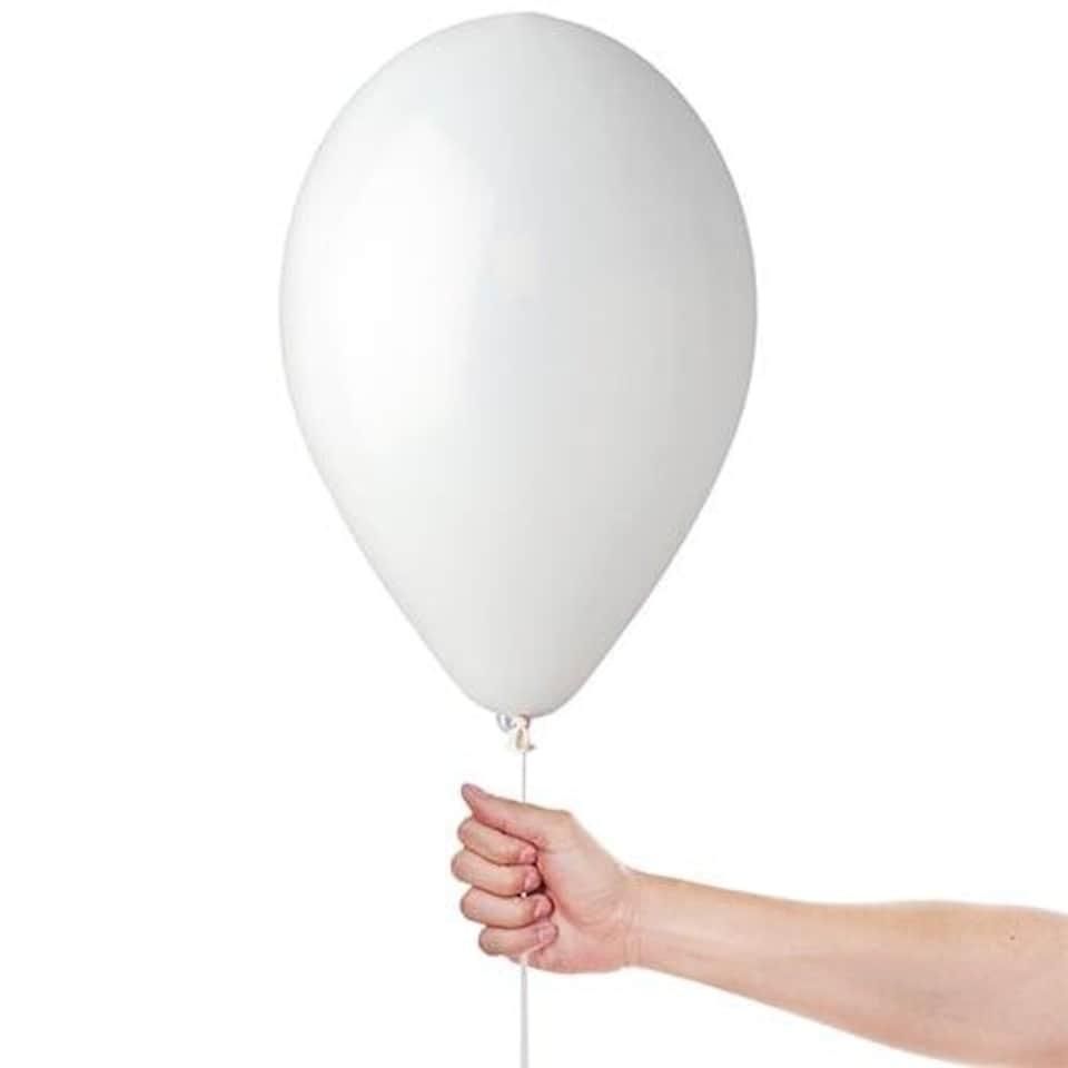image 1 of White Bio Latex Balloons 33cm / 13 in - Pack of 10