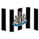 image 2 of Newcastle United FC Stripe Flag - Black/White/Blue - One Size | Multi
