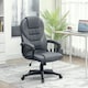 image 2 of HOMCOM Executive Office Chair with High Back, Computer Chair, Charcoal Grey Grey | Black