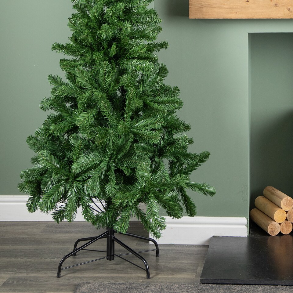 image 1 of 5ft (150cm) Imperial Pine Christmas Tree in Green with 340 tips 95cm Diameter