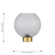 image 7 of Betchley - Battery Operated Satin Brass Lamp with Clear Glass Bronze | Clear