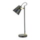image 1 of Black and Brushed Brass Task Table Lamp Black | Gold