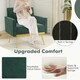 image 6 of COSTWAY Modern Sofa Accent Chair Upholstered Armchair Green