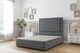 image 1 of Sloomy Ashford Armour Coniston Divan Bed Base 4 Drawers With 26 Inch Strutted Headboard & 12 Inch Matching Footboard | Grey | Armour | Double | 1