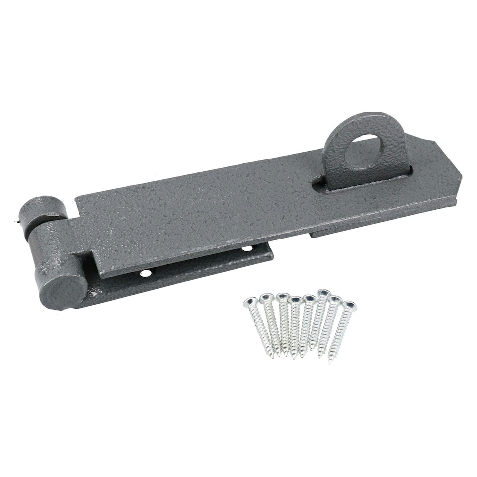 image 1 of 7" x 2" (180 x 50mm) Hasp And Staple Security Garage Shed Gate Door Latch Lock