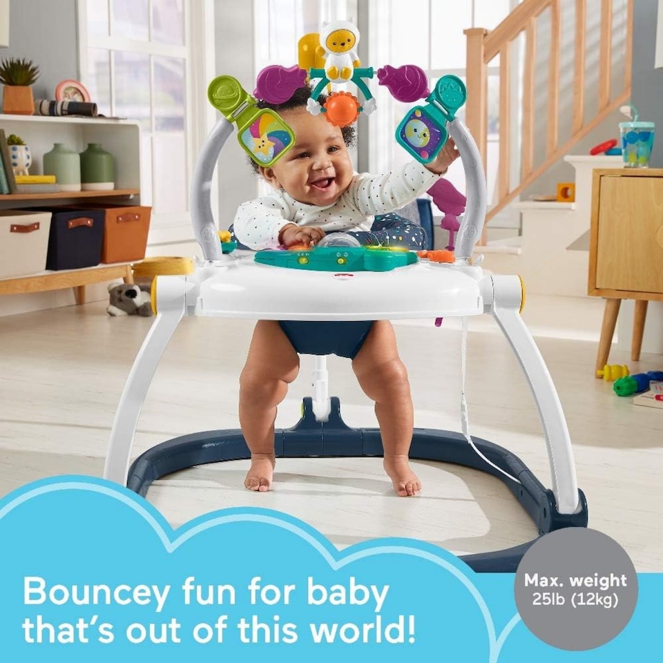 image 1 of Fisher Price SpaceSaver Jumperoo Activity Centre