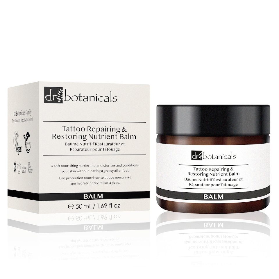 image 1 of Dr Botanicals Tattoo Soothing & Moisturising Duo Kit