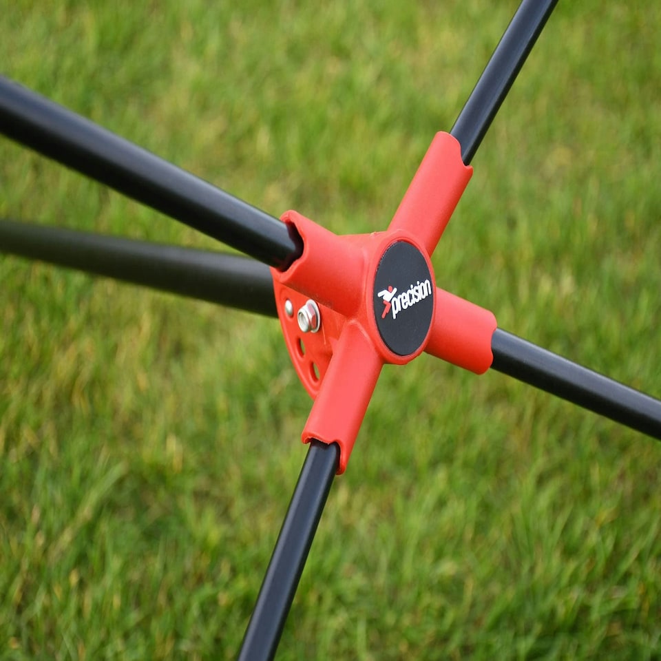 image 1 of Precision Football Soccer Quick Setup Portable Training Goal Shot Rebounder