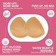 image 4 of Booby Tape A-C Breast Cup Boost, Double Sided Adhesive Push Up Inserts for Fuller Bust, Provides All-Day Support and Comfortable Wear, Waterproof and Reusable, Lifts Up to 1 Cup Size