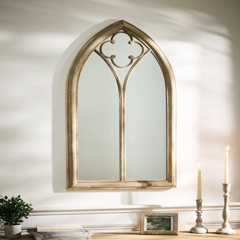 image 1 of Vienne Pointed Arch Window Mirror N/A