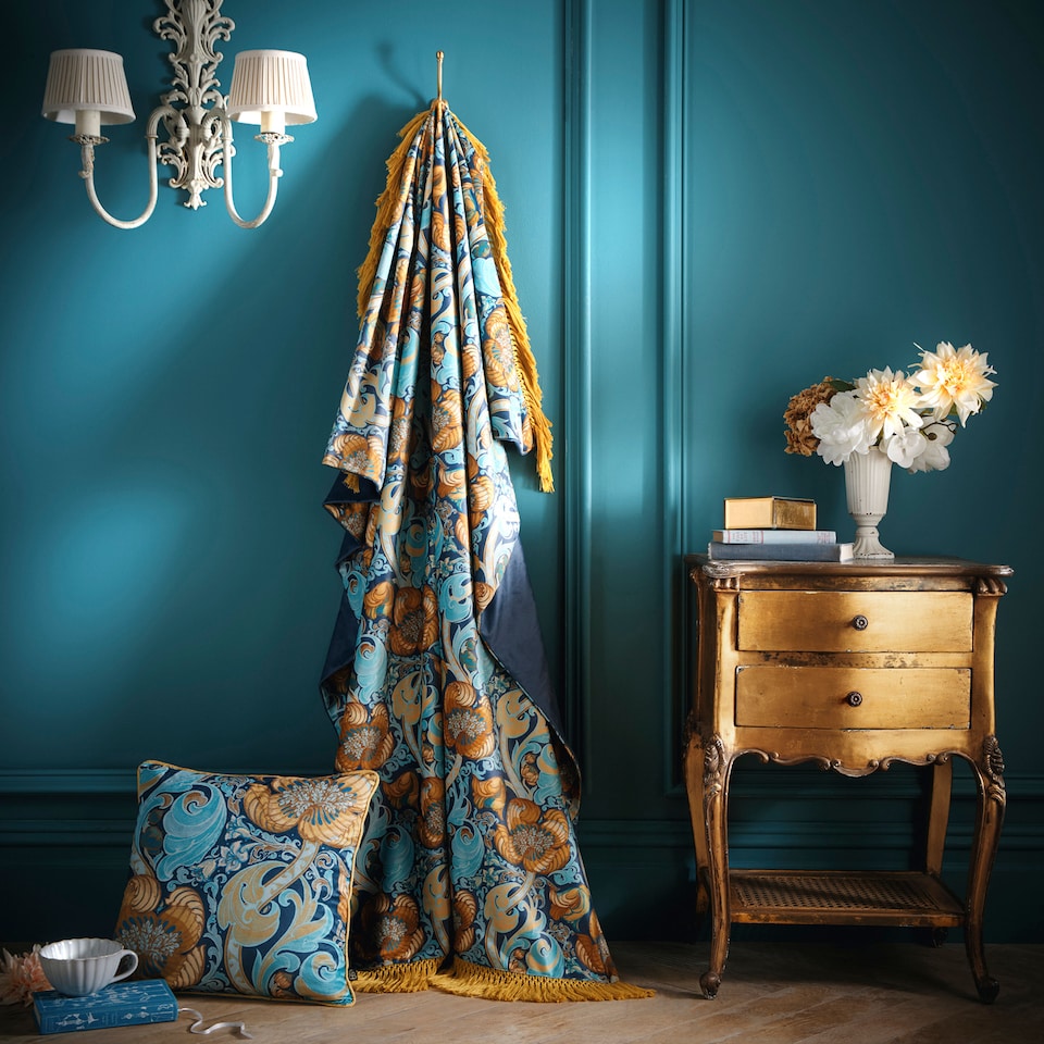 image 1 of Laurence Llewelyn-Bowen Down the Dilly Throw Ochre