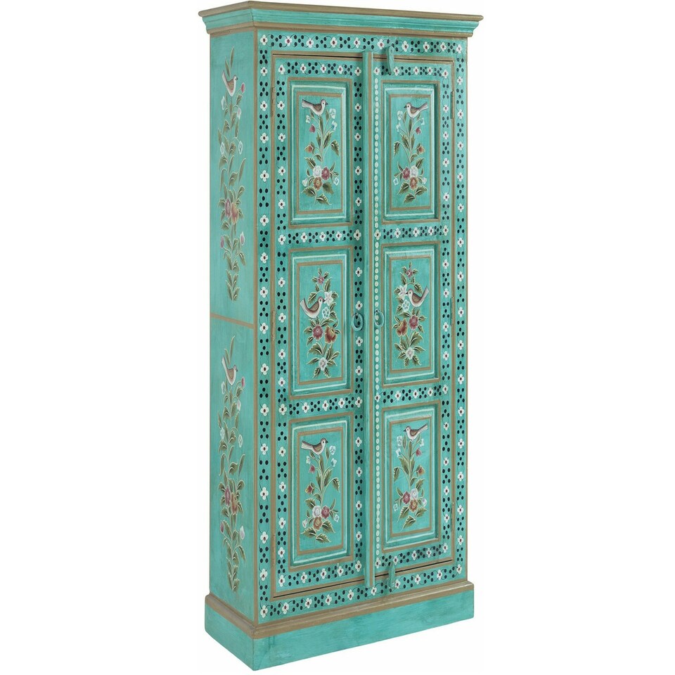 image 1 of Prem Cabinet Green 87x38x152cm