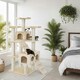 image 10 of Cat Tree Knuti - 186 cm, sisal cat scratching post - Beige
