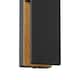 image 4 of EGLO Costorio LED Outdoor Wall Light Black and Brown | White