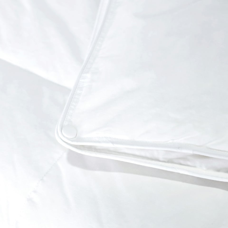 image 1 of Duck Feather & Down Duvet - All Seasons (4.5 + 9 Tog) Single White | White | Single