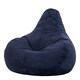 image 1 of icon Dalton Medium Beanbag Corduroy Navy Blue Blue | Blue