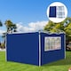 image 2 of Outsunny 3 Meters Gazebo Replaceable Exchangeable Side Panel Wall Panels Walls With Window, Blue