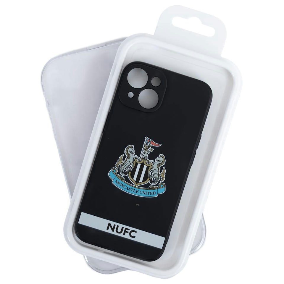 image 1 of Newcastle United FC Crest Phone Case - Black/White/Blue - One Size (UTTA12553)