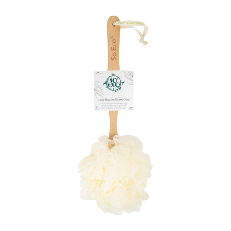 image 1 of So Eco Long Handle Shower Pouf