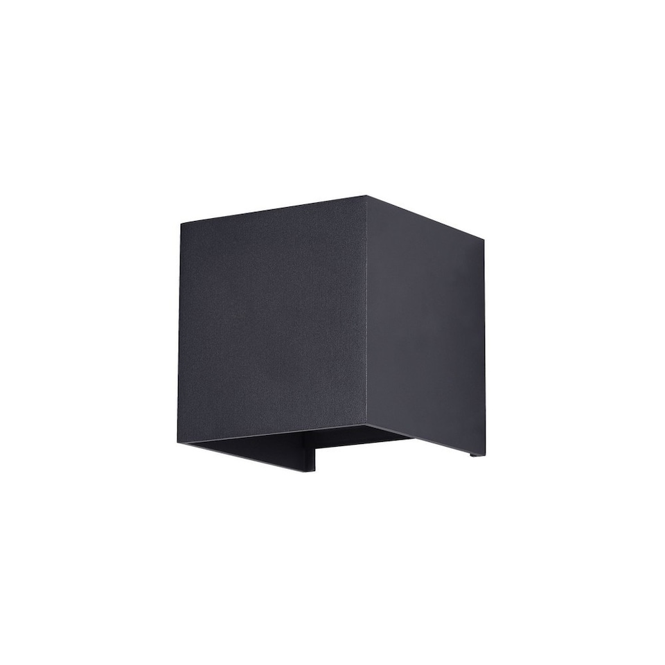 image 1 of Fulton Integrated LED Wall Lamp Black, IP54