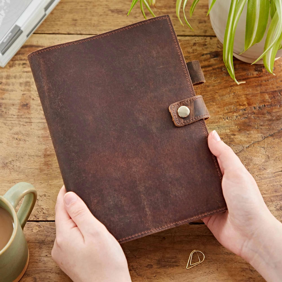 image 1 of Buffalo Leather Refillable Journal - Lined Paper