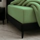 image 1 of Teddy Fitted Sheet 30cm Extra Deep Soft Cuddly Soft Touch Bedding Green | Super King