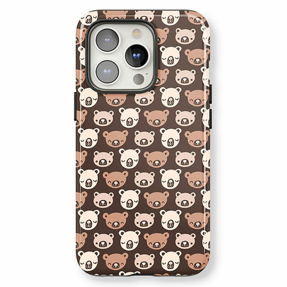 image 1 of Cute Bear Phone Case Brown | iPhone 16e
Slim | iPhone 16e
Slim