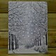 image 6 of 40 x 30cm Touch Operated Christmas Winter Avenue Fibre Optic Light Up Wall Canvas