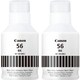 image 2 of 2x Canon GI-56BK Black Ink Bottles Black | 2x Canon GI-56BK Black Ink Bottles