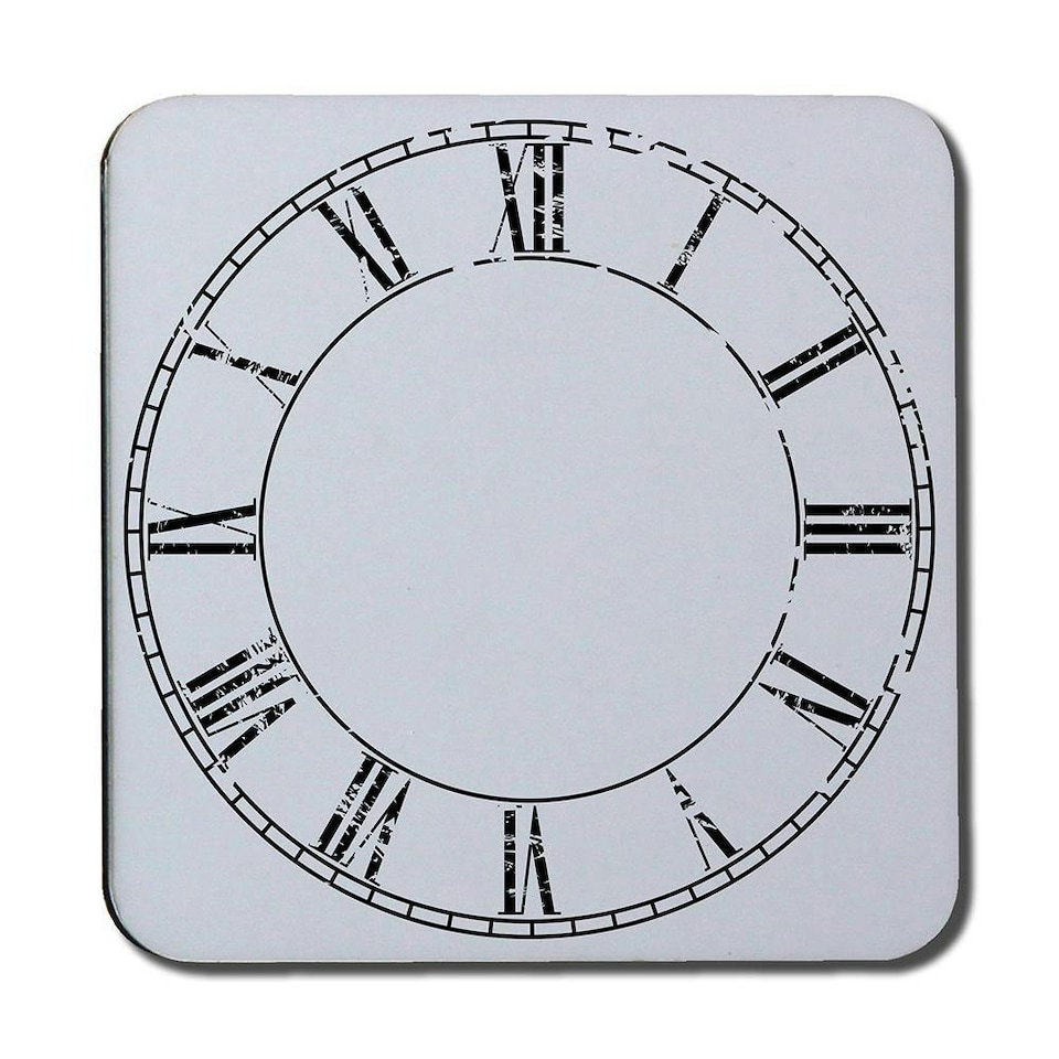 image 1 of Roman Numeral Clock (Coaster)