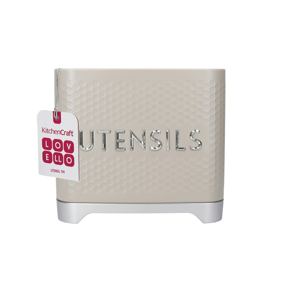 image 1 of Lovello Utensil Holder Cream Textured