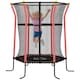 image 1 of HOMCOM 5.4FT Kids Trampoline w/ Enclosure Indoor Outdoor for 3-10 Years Red