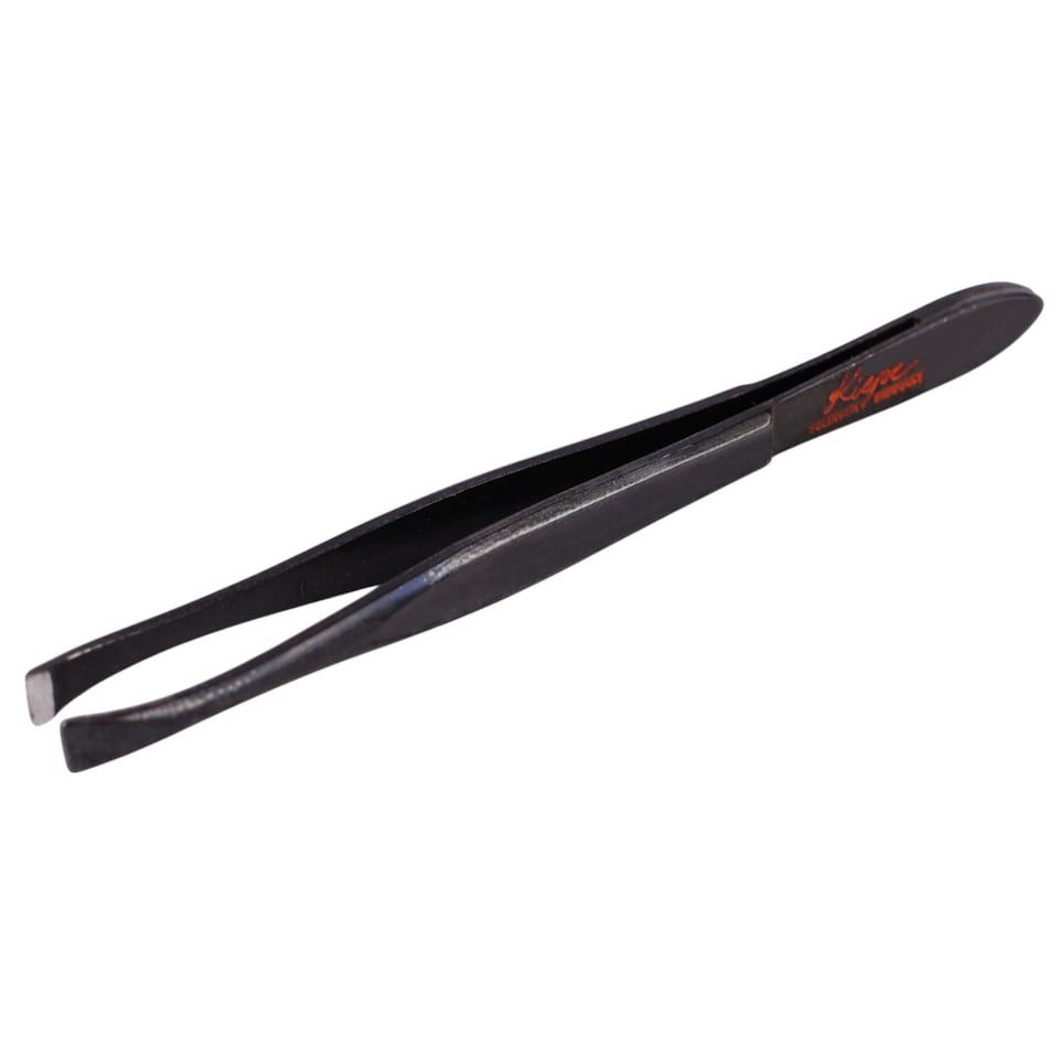 image 1 of Kiepe  - 0826 Tweezer Black Claw Tips 3 Inch (8cm)