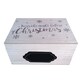 image 1 of 28cm Wooden Christmas Eve Gift Box with Personalisable Name Plate