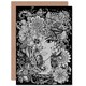 image 1 of Flower Face Illustration Art Blank Just to Say Card