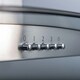 image 3 of SIA CGH80SS 80cm Stainless Steel Curved Glass Cooker Hood Extractor Fan