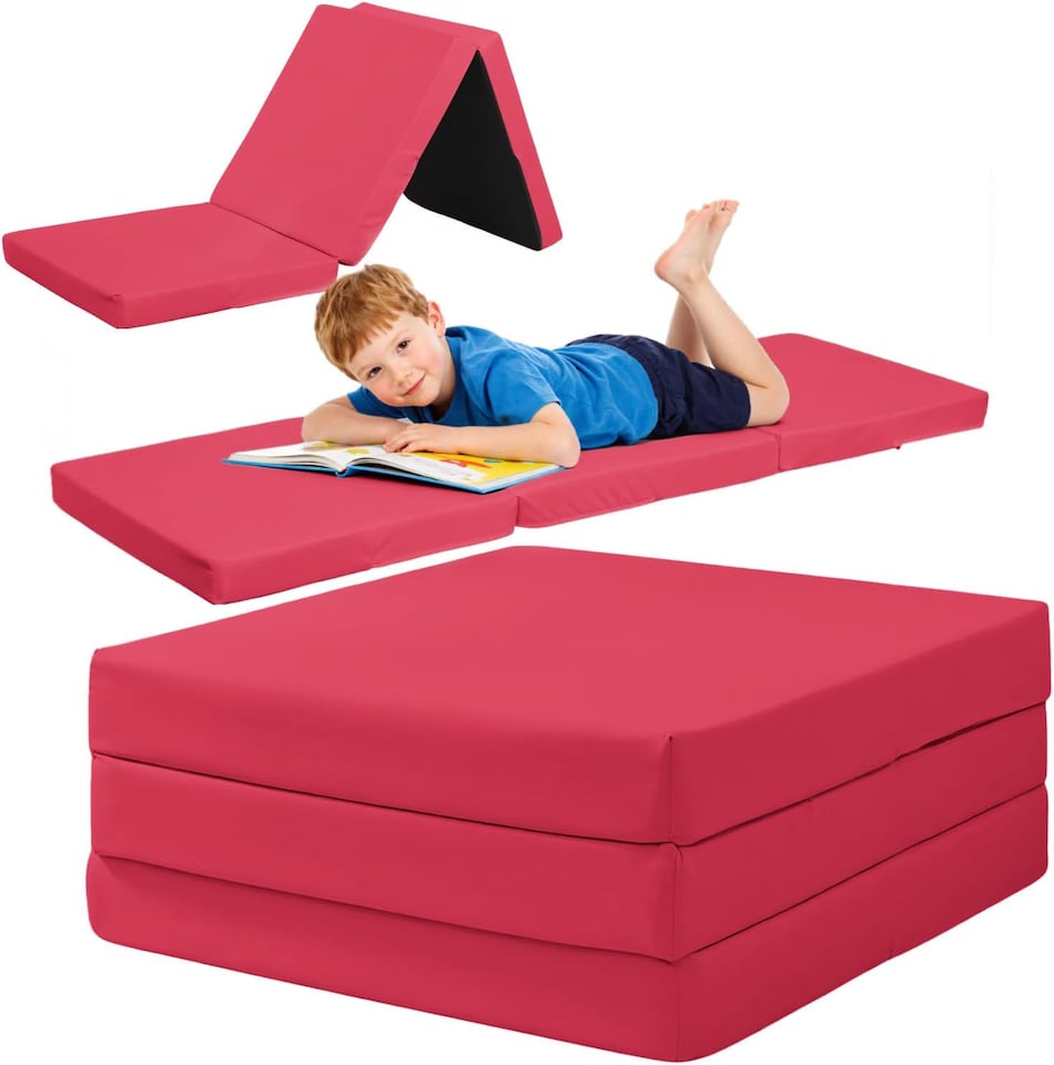 image 1 of Tri Fold Fold Out Z Bed Futon Sofa Chair Mattress
