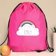 image 5 of Personalised Rainbow Pink Kit Bag Pink