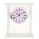 image 1 of Widdop Gifts Glass Design Mantel Clock