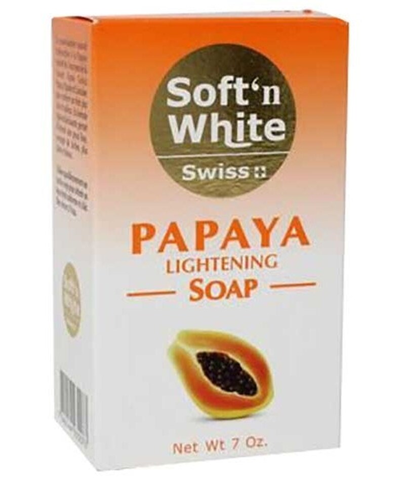 Mamado Swiss Soft N White Papaya Herbal Lightening Soap 200 g