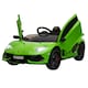 image 1 of HOMCOM Lamborghini SVJ 12V Ride-On Car w/ Lights Music Remote 3-8 Yrs Green