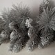 image 10 of Premier 6ft (1.8m) Christmas Silver Garland With Some Glitter Tips