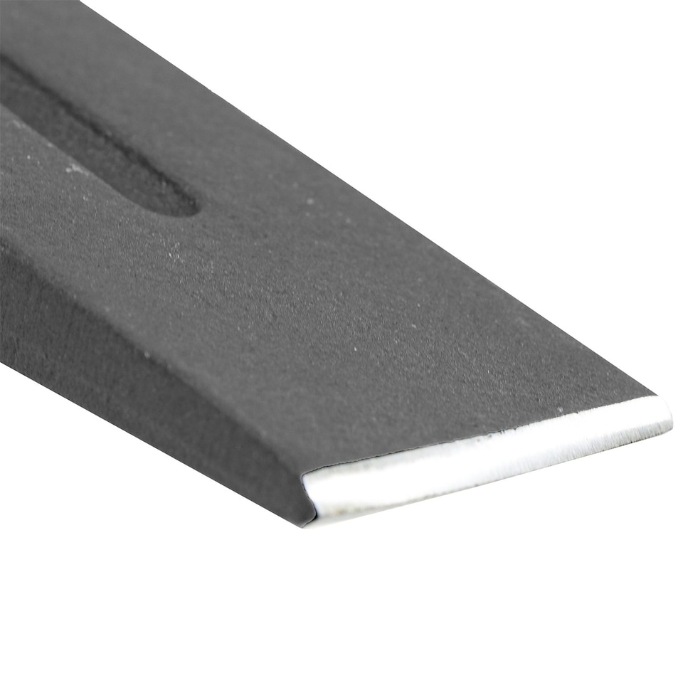 image 1 of SPARES2GO Log Splitter Blade Sharpener Kit 2.5KG 10" Wood Splitting Timber Chisel Wedges + Drill Attachment